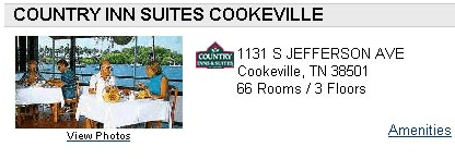 Country Inn Suites false advertising?